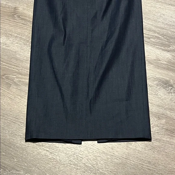 Karen Millen Tailored Denim Corset Detail Midi Skirt - Picture 10 of 15